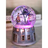 水晶球音乐盒女生 浪漫520创意音乐水晶球情侣男友女生日