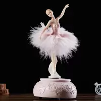 芭蕾旋转音乐盒跳孩八音盒创意生日送女友闺蜜毕业纪念