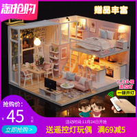 diy发条音乐盒生日快乐手工木质钢琴八音盒创意生日送女友