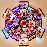 抖音网红生日惊喜爆炸盒子diy手工相册创意照片礼品盒子成品