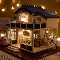 音乐盒八音盒女生拼装手工diy小房子儿童生日男送女孩朋友