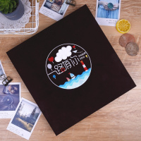 刺绣手工制作自粘贴式DIY相册影集记录本创意闺蜜情侣生日纪念册