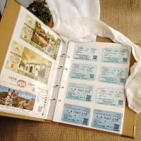 异地恋高铁动车票根收藏册车票电影票收纳本收集夹3寸相册