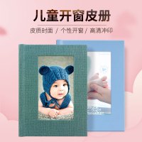 影楼儿童相册制作宝宝成长纪念册定制情侣婚纱照片书家庭皮册影集