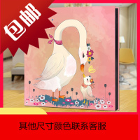 18寸80面相册影集本diy手工粘贴式家庭成长宝贝覆膜相册本纪念册