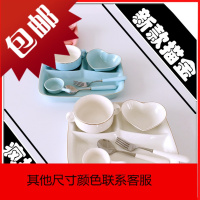 创意陶瓷日式分格快餐盘家用成人一人食餐具儿童长方形分隔餐盘子