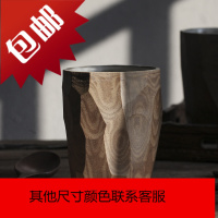 景德镇刀削马克杯复古创意陶瓷杯 日式粗陶咖啡杯个性手工柴烧杯