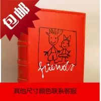 相册/皮面影集/3R《红色手拉手》相册5寸可放200张像册