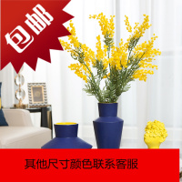 花瓶北欧简约客厅插花摆件创意轻奢干花现代陶瓷花器餐桌酒柜搭配