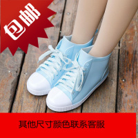 雨鞋女时尚果冻雨靴马丁雨鞋可爱学生防滑水鞋短筒低帮胶鞋女