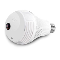 SOHUZE守护者 +16G录像卡 200万 360度全景灯泡摄像头无线插卡wifi手机远程照明家用监控室内高清夜视