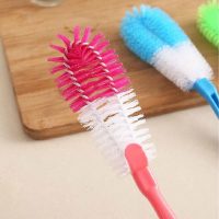 5支装长柄杯刷百洁布瓶子洗杯子刷清洁玻璃奶瓶刷神器刷子刷杯器