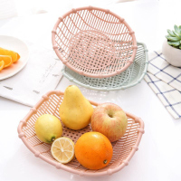 水果篮欧式创意果篮水果篮家用洗菜盆水新款柳编水果篮果盆沥水篮