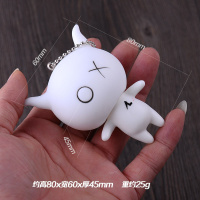 韩国创意卡通钥匙扣可爱玩偶公仔钥匙扣挂件包包挂饰 黑仔