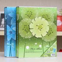 盒装4D大6寸相册本200张插页式情侣家庭影集相册薄6寸过塑纪念册 大6寸200张【爱之蔓】