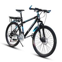 山地自行车双碟刹减震24/26寸减震变速车男女学生