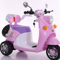 [可选顺丰配送]儿童电动车三轮木兰摩托车充电车男女宝宝遥控大电瓶音乐早教儿歌