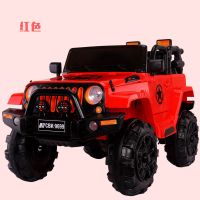儿童电动车遥控汽车四轮越野车可坐男女宝宝玩具车带摇摆充电汽车