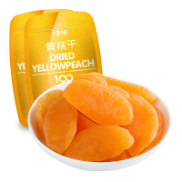 （厂家直营店）百味 水蜜桃子肉零食果脯蜜饯水果干桃干100gx2袋（正品）