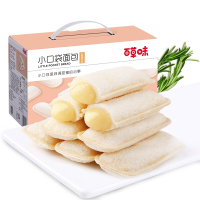 （厂家直营店）百味 乳酸菌小口袋面包650gx2箱红零食营养早餐蛋糕整箱（正品）