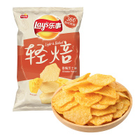 （厂家直营店）乐事（Lay’s）轻焙薯片 零食 休闲食品 香焗芝士味 70g 百事食品（正品）