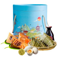 （厂家直营店）知味观 中华 杭州味道杭帮粽 端午粽子礼盒1306g 端午节礼品批（正品）