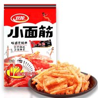 （厂家直营店）品牌厂家卫龙 休闲零食 辣条 小面筋500g/袋 约20包(新老包装随机货）新年货春节（正品）