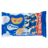 （厂家直营店）优冠 牛奶香脆饼干 随身独立小包装零食（正品）