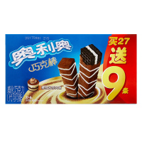 （厂家直营店）奥利奥（Oreo）巧克棒 威化巧克力饼干休闲零食 提拉米苏风味 27条+9条460.8g（正品）
