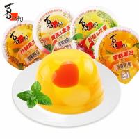 （厂家直营店）喜之郎果冻大杯 果肉果冻200g桃蜜桃什锦蜜桔苹果葡萄味儿童零食办公室休闲零食品（正品）