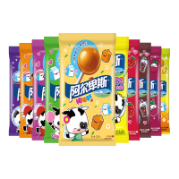 （厂家直营店）阿尔卑斯棒棒糖100支牛奶味香橙味 61儿童糖果节日多口味批 六一儿童节（正品）