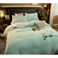 多功能牛奶绒单件被套毯子被罩贝贝绒盖毯被可当被套可当毯子两用