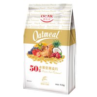 欧扎克50%水果坚果麦片代餐燕麦 营养早餐 即食燕麦片 谷物冲饮 干吃零食小麦薄脆片618g