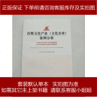 首都文化产业（文化企业）案例分析 9787802578654