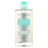 美宝莲 MAYBELLINE 净澈多效卸妆水 绿瓶 清爽型400ml 油皮 混合皮 深层清洁温和舒缓不刺激 保湿不紧绷