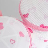 [2个装]洗衣袋套装护洗袋文胸袋袋子洗衣机洗内衣胸罩清洗网兜 2个装细网[纯白]