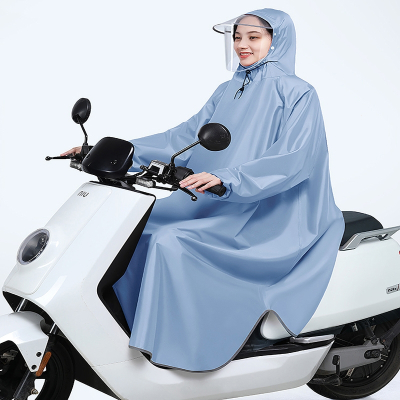 电动电瓶车带袖雨衣男女款摩托车长款全身古达单人新款骑行雨披