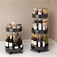 可旋转厨房调料置物架台面多功能油盐酱醋调味品收纳用品收纳架子