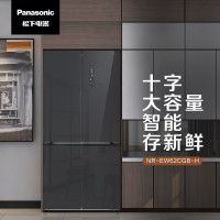 松下(panasonic) 628升 大容量四门多门 风冷无霜 一级节能 变频家用电冰箱 NR-EW62CGB-H