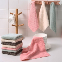 【48小时发】 厨房毛巾洗碗布菠萝纹抹布家用不沾油加厚吸水双面不掉毛家务去油清洁洗碗布