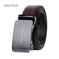 诺帝卡/NAUTICA新品头层牛皮革耐磨腰带宽34mm