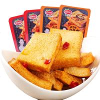 口水娃鱼豆腐即食烧烤香辣小吃休闲麻辣豆干制品休闲食特产 香辣味500g