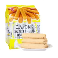 北田糙米卷蒟蒻糙米卷代餐能量棒蛋黄芝士味儿童食品 蛋黄味*4