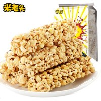 米老头麦通小食米棒爆米花膨化饼干休闲食品小吃散装 麦通【芝麻味350g*2袋】-