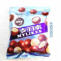 跳跳龙纯真恋人麦丽素添加跳跳糖牛奶巧力白巧力豆