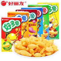好丽友好多鱼马铃薯膨化休闲办公食品大礼组合食 紫薯原香味30克X10盒(18年12月)