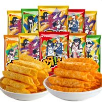 好丽友呀土豆薯条薯片 网红膨化食品大礼休闲小吃 [混合口味X10包]