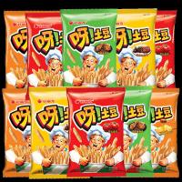 好丽友呀土豆薯条薯片食品批发整休闲小吃食大礼 [10袋]番茄味40g*10包