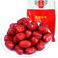 只虫虫新疆红枣若羌灰枣特产非和田大干枣级每日康红枣 若羌一级红枣500gx5袋
