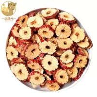 胡杨峰新疆若羌红枣脆枣灰枣片枣干枣圈无核脆酥泡茶孕妇食 新疆若羌红枣枣干片500克*1袋